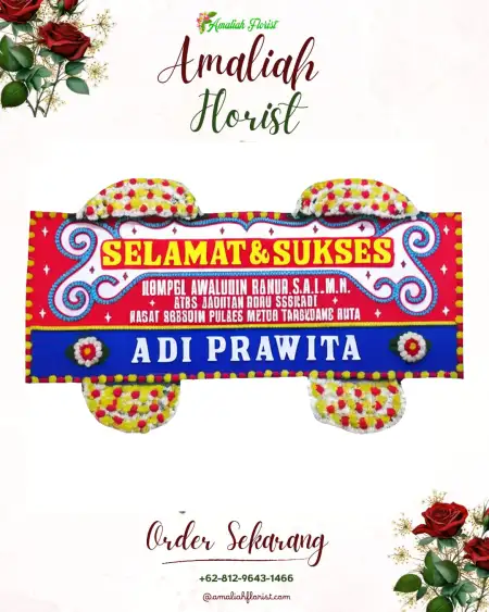 Papan Bunga Ucapan Selamat Cilibur