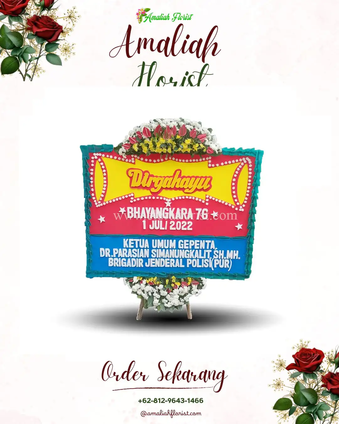 Papan Bunga HUT Ulang Tahun Cilibur